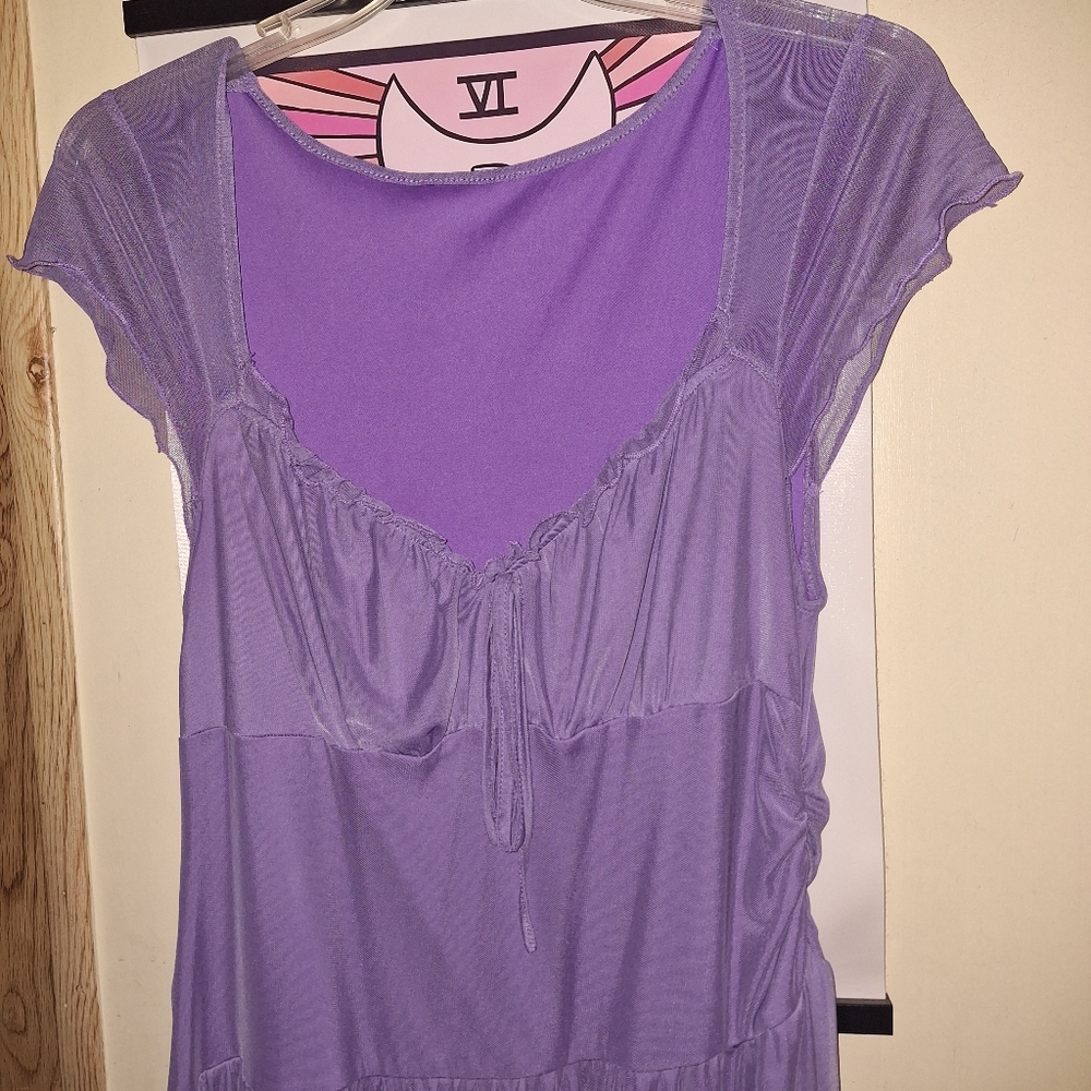 Purple Maxi Dress By Shein Size 2X - Picture 3 of 5